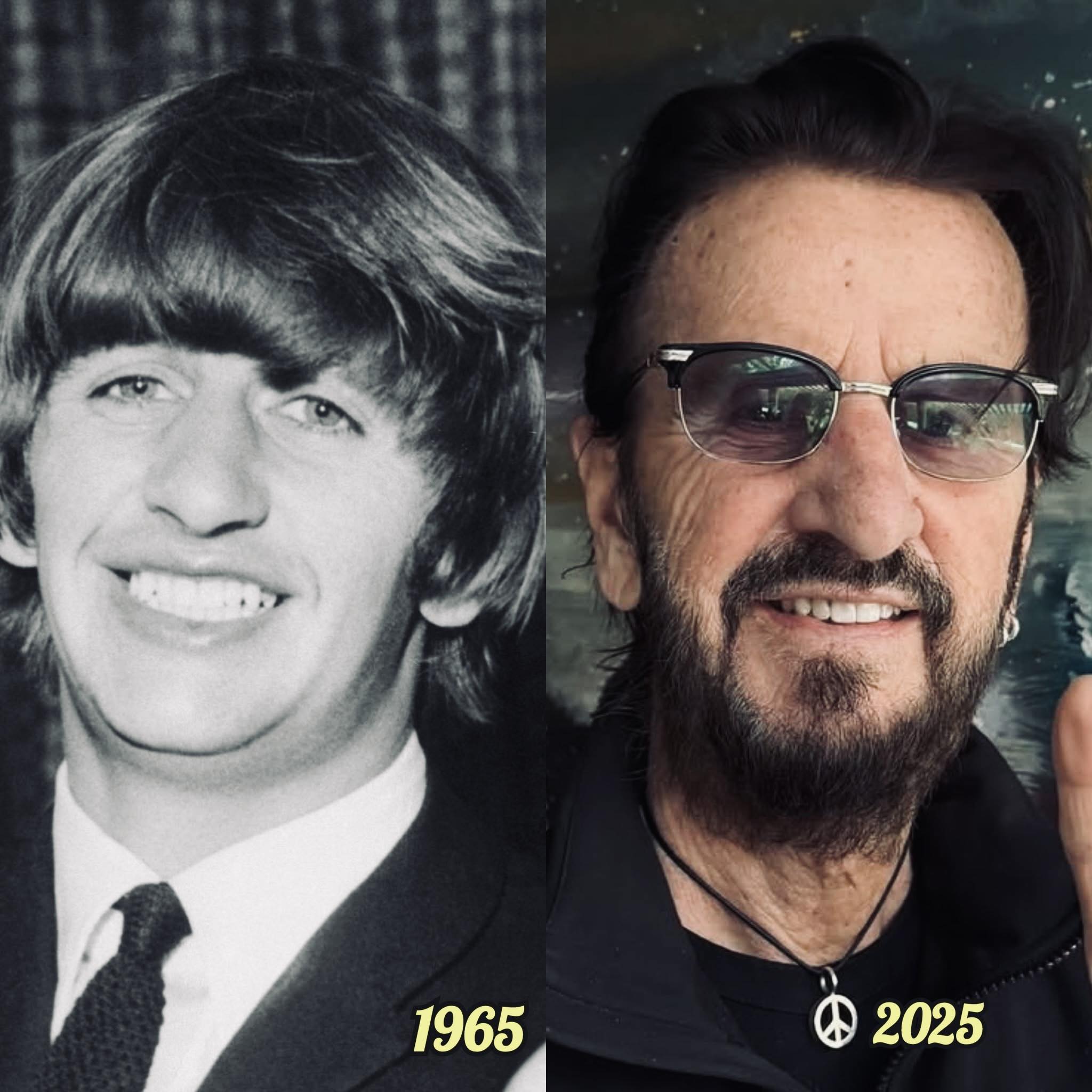 Rock - Ringo Star ⭐ Then vs Now 1964: Beatlemania begins ⭐ 2025: Still ...
