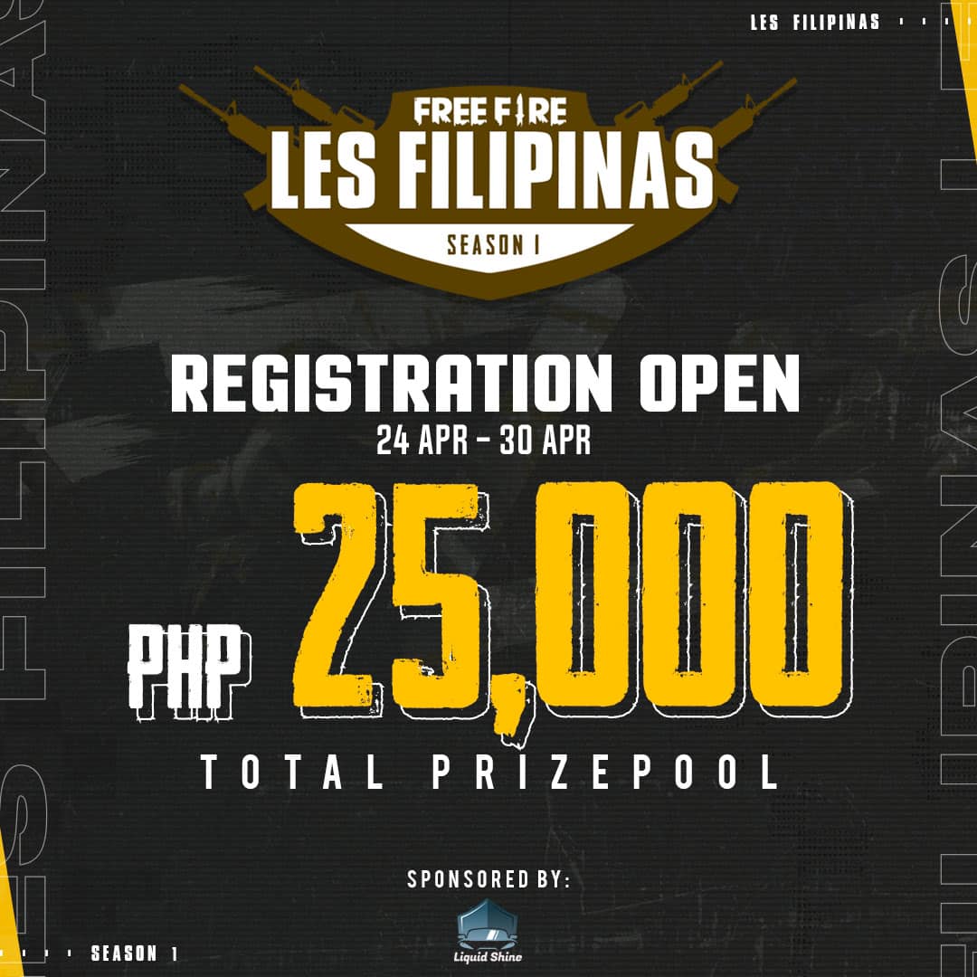VETE - Free Fire Les Filipinas Season 1 Free Registration... | Facebook