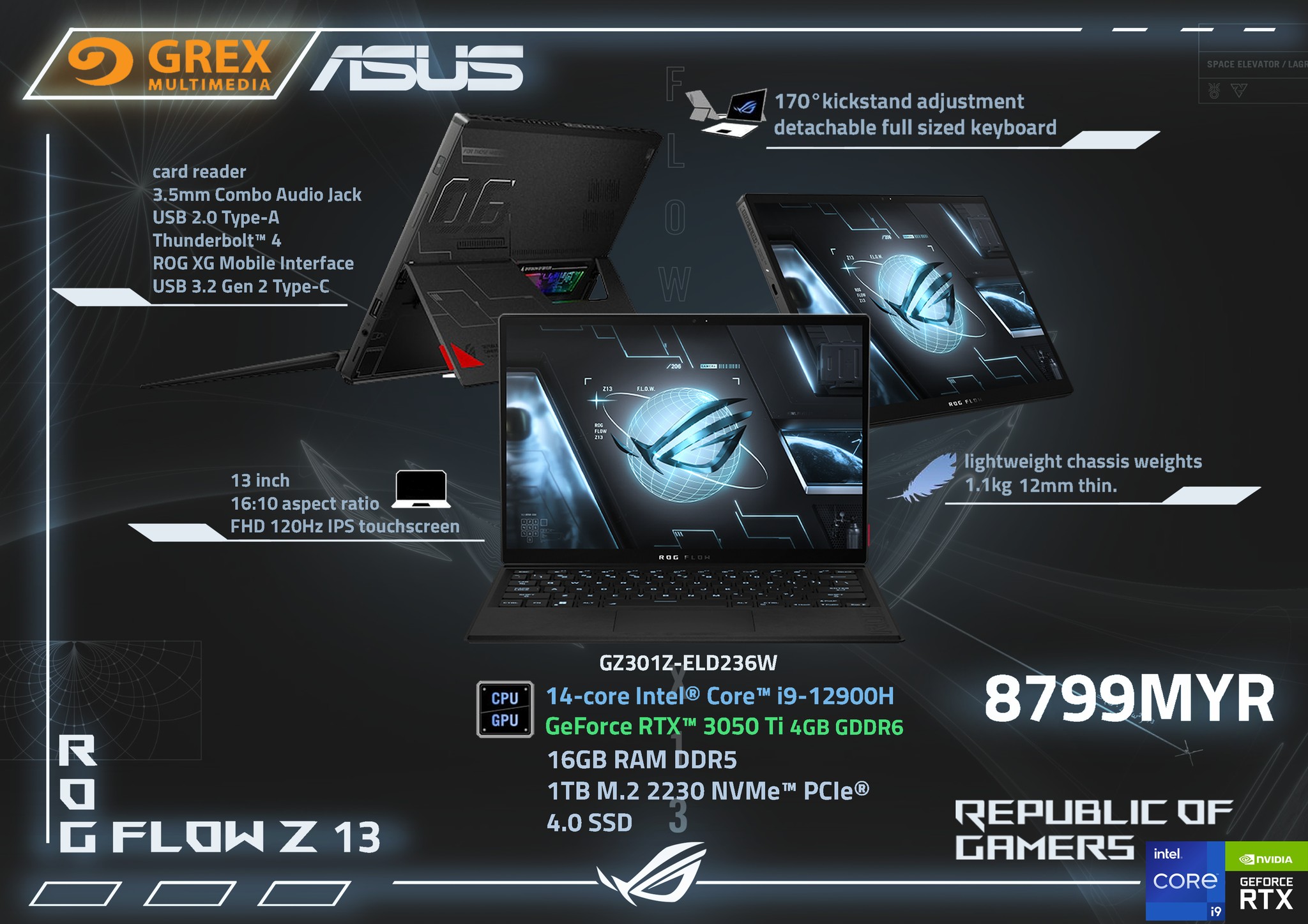 Introducing the ASUS ROG FLOW... - Grex Multimedia Sdn Bhd | Facebook