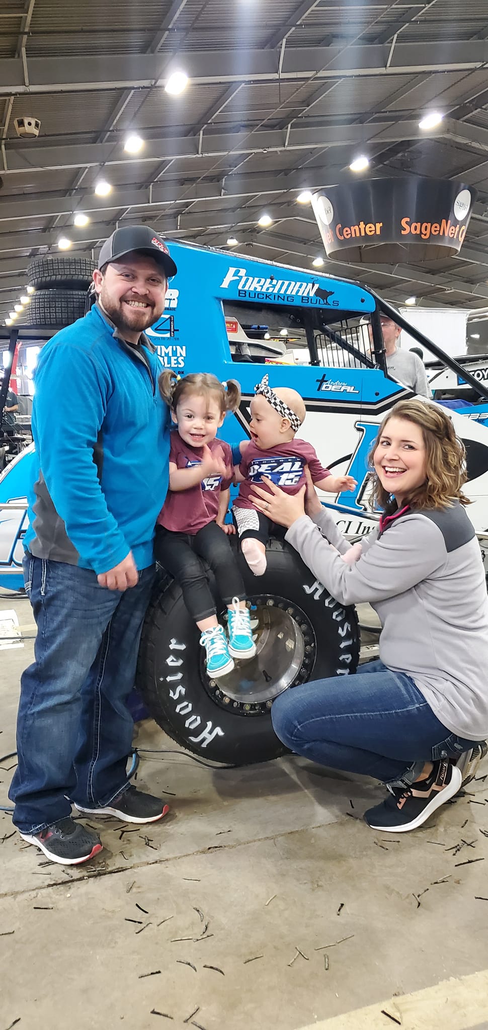 The girls had to visit dad today to... - Andrew Deal Racing | Facebook