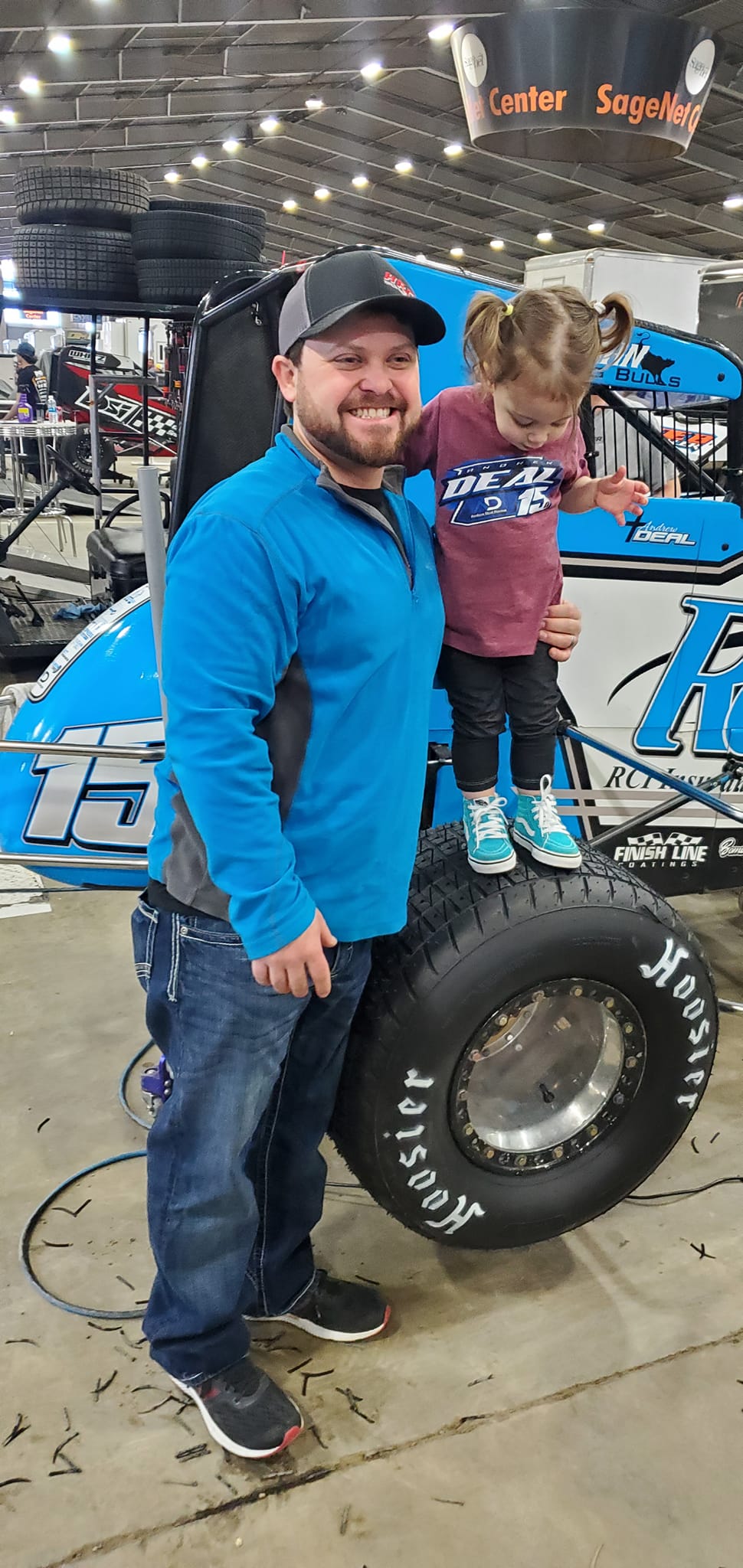 The girls had to visit dad today to... - Andrew Deal Racing | Facebook