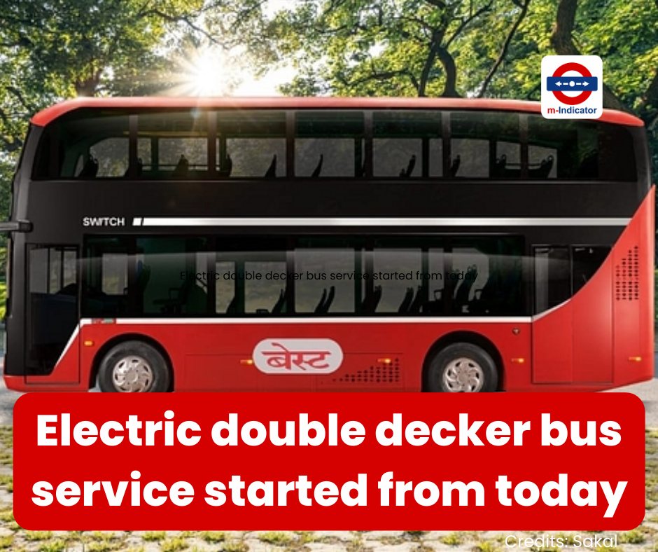 m-Indicator - The electric double-decker bus, which has... | Facebook