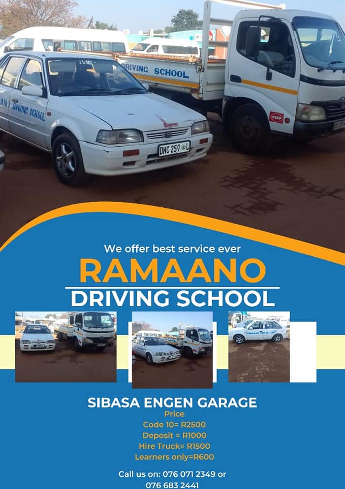 Ramaano driving school | Sibasa