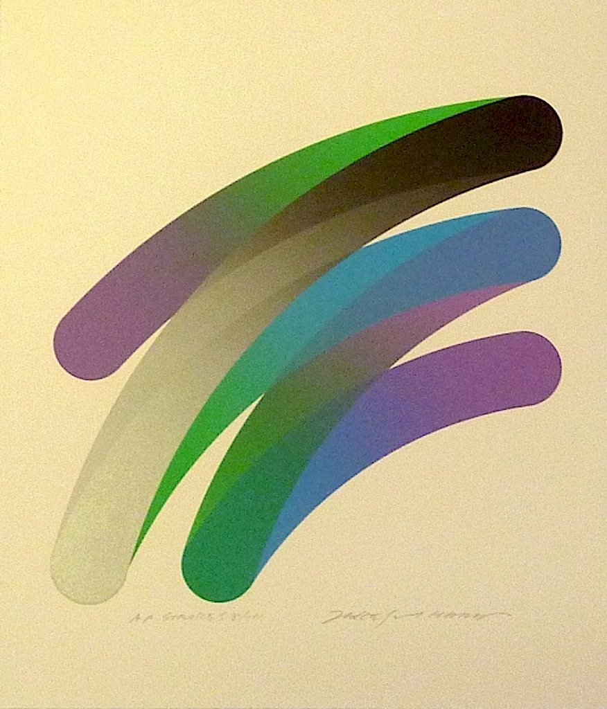 An Artist's Proof (A.P.) of 'Strokes-81-21' (a lithograph self