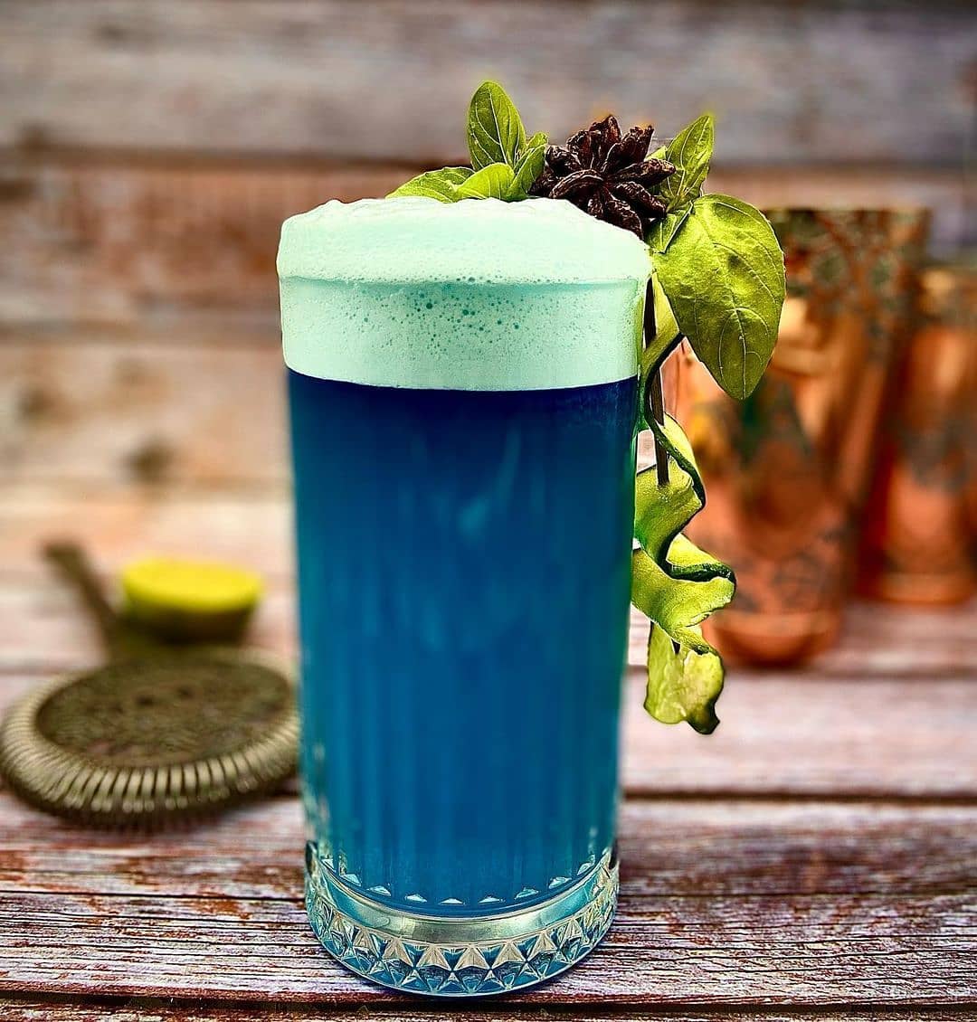 Cocktail of the day ⚜️ Blue horizon 50 ml S tree sr anise