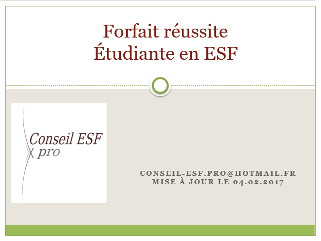 Conseil ESF pro | Paris