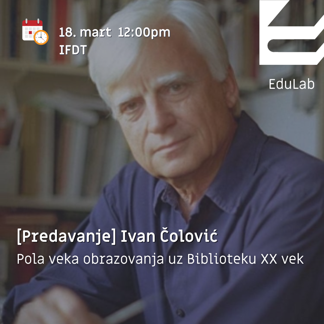 🗓 Danas! 🕛 U... - Institut za filozofiju i društvenu teoriju | Facebook