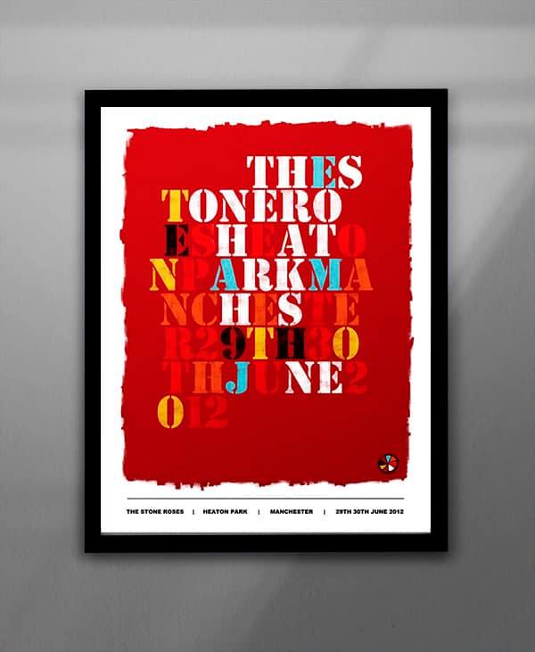 The Stone Roses Heaton Park Event... - Nigel Houghton Artwork