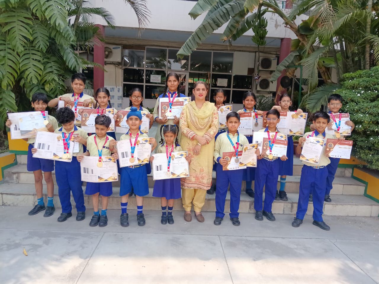 Manav - The 'SilverZone Mathematics Olympiad 2024–25' was conducted in ...