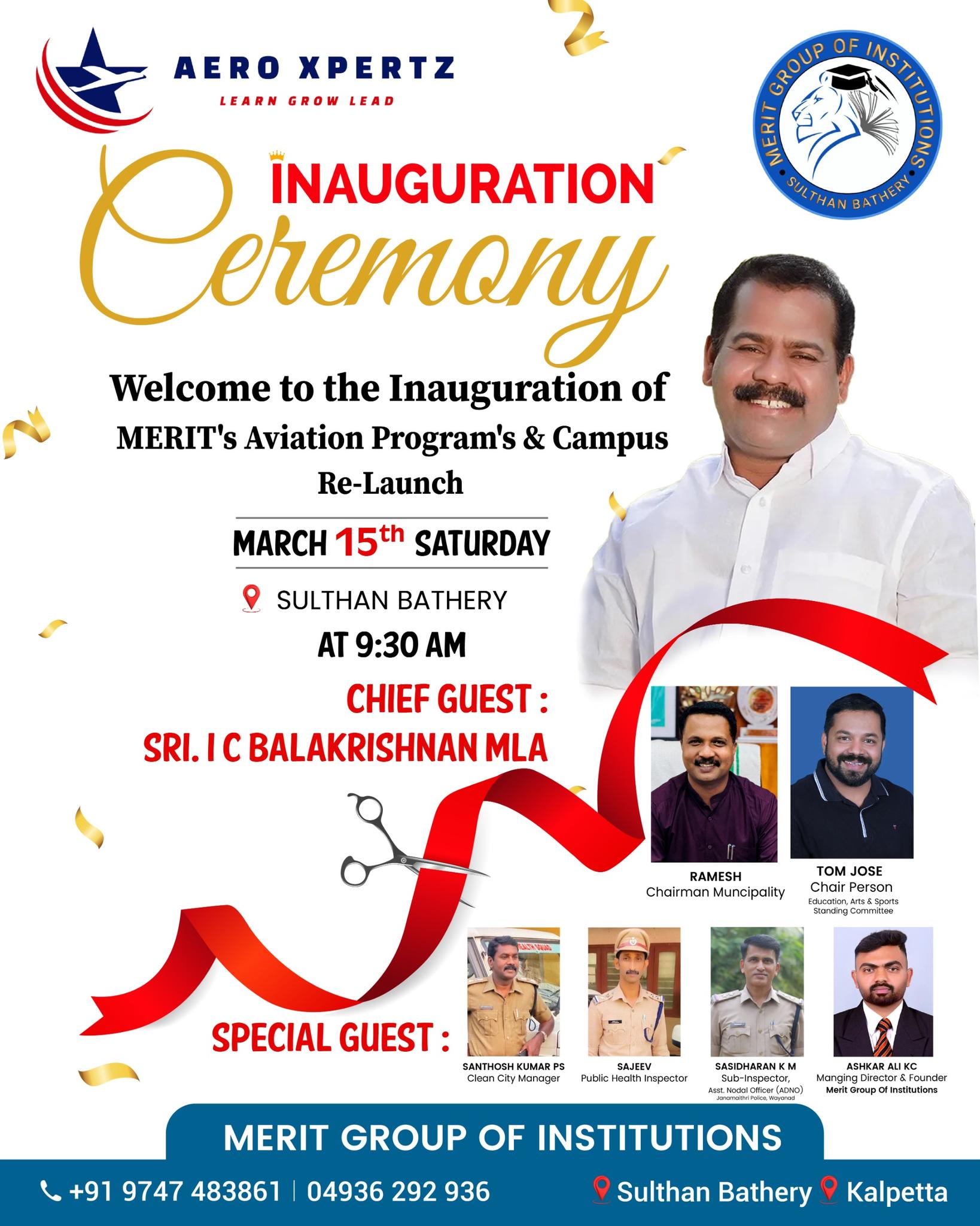 MERIT - 🎉 ️ Inauguration Ceremony! ️🎉 Join us for the Inauguration ...