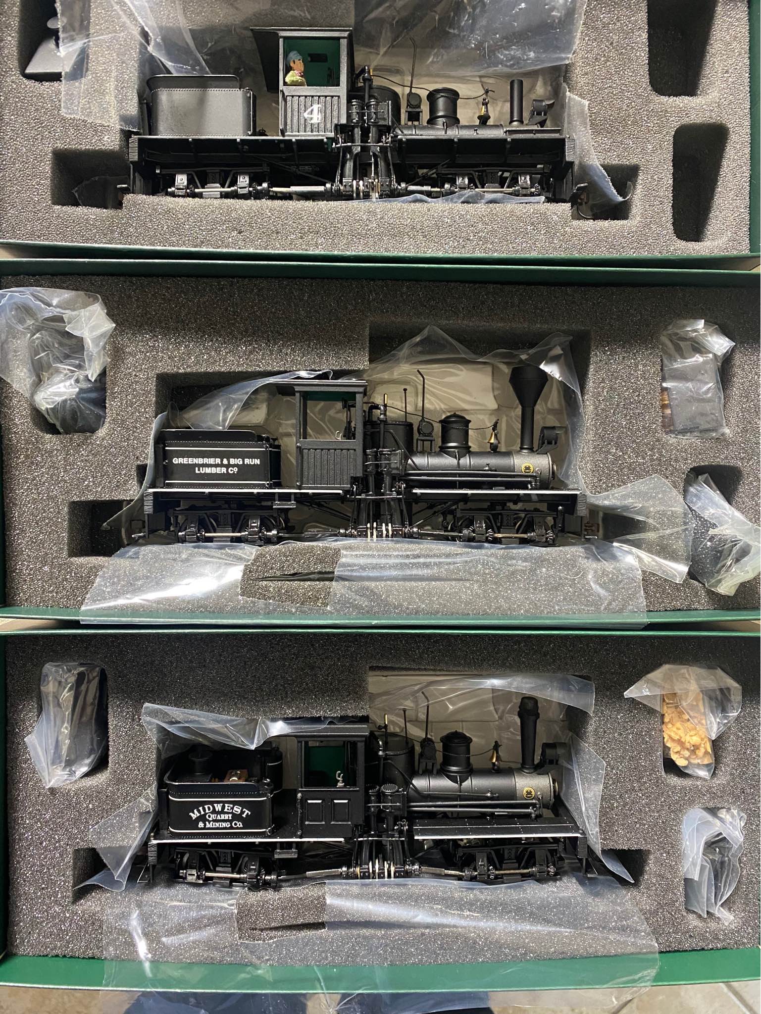 Bachmann on30 Pre owned Bachmann Spectrum On30 Two Truck Shay