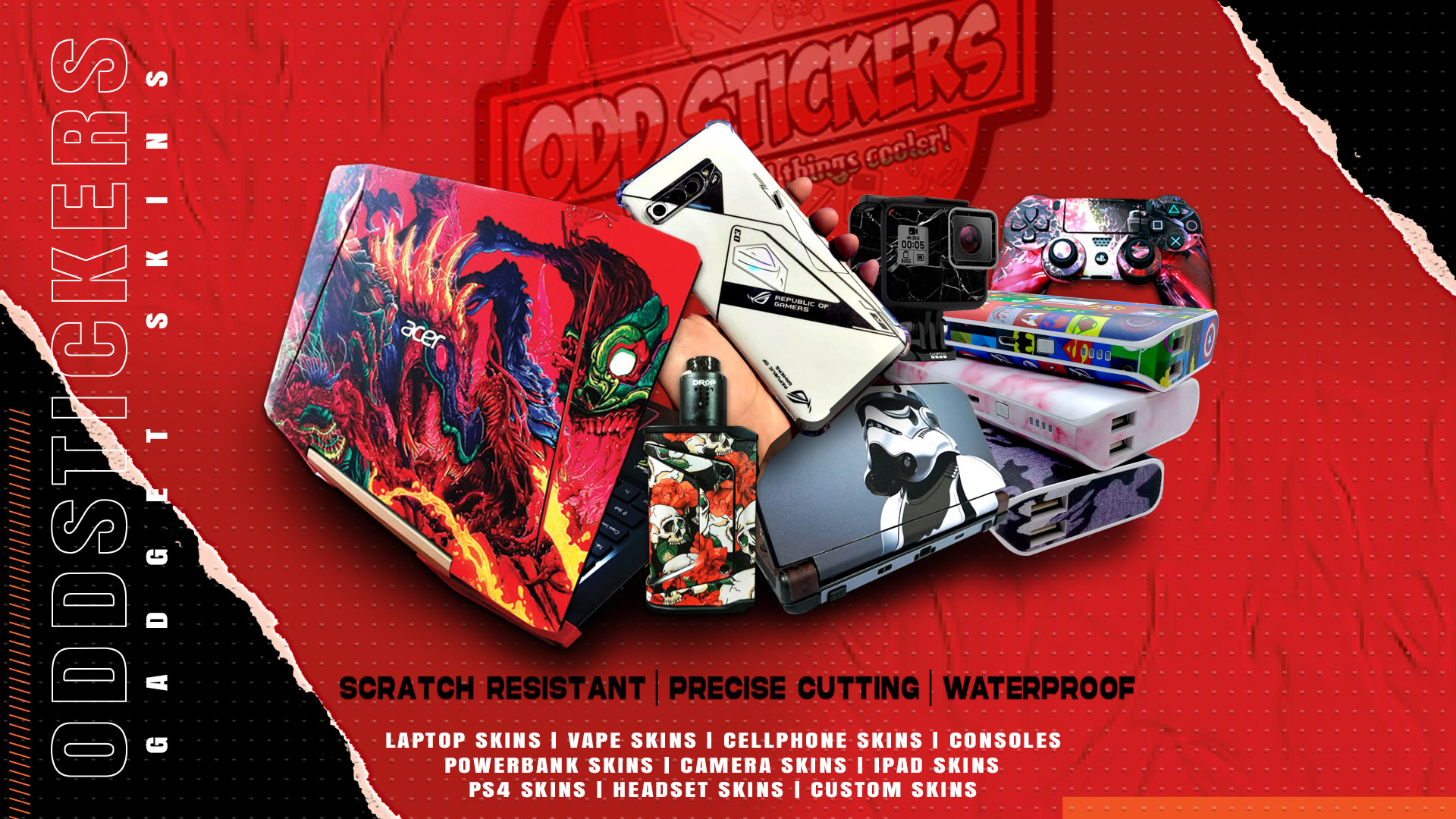 ODD Stickers - Gadget Skins | Davao City