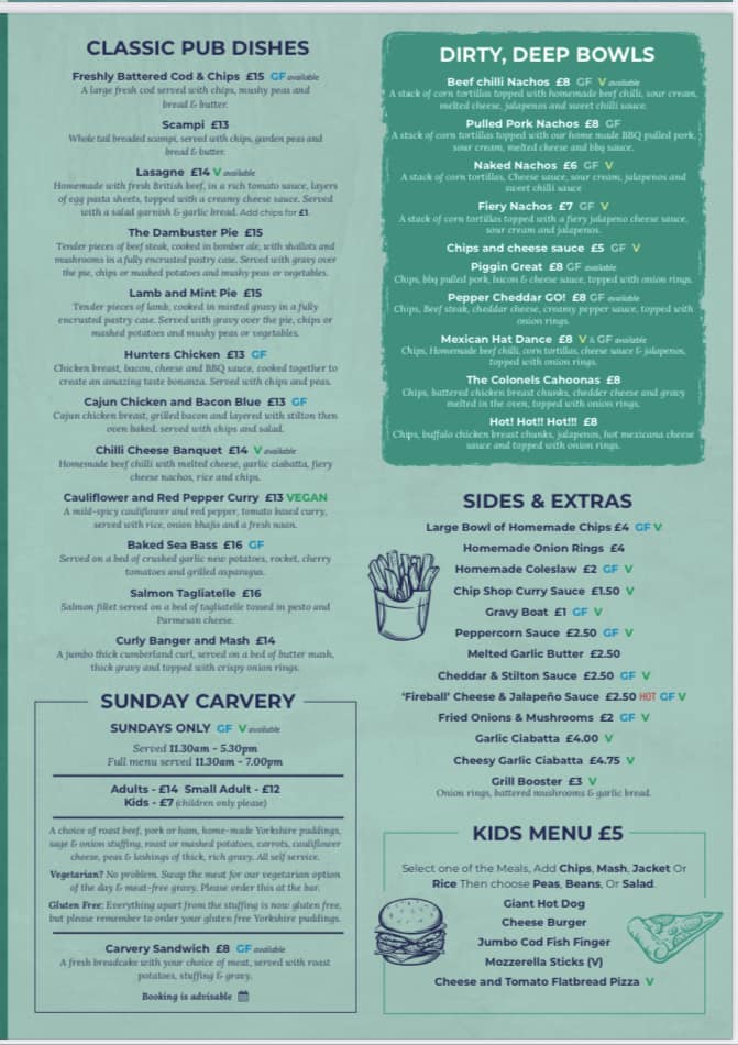 NEW MENU DROP———- We are pleased to... - The Old Horns Inn | Facebook