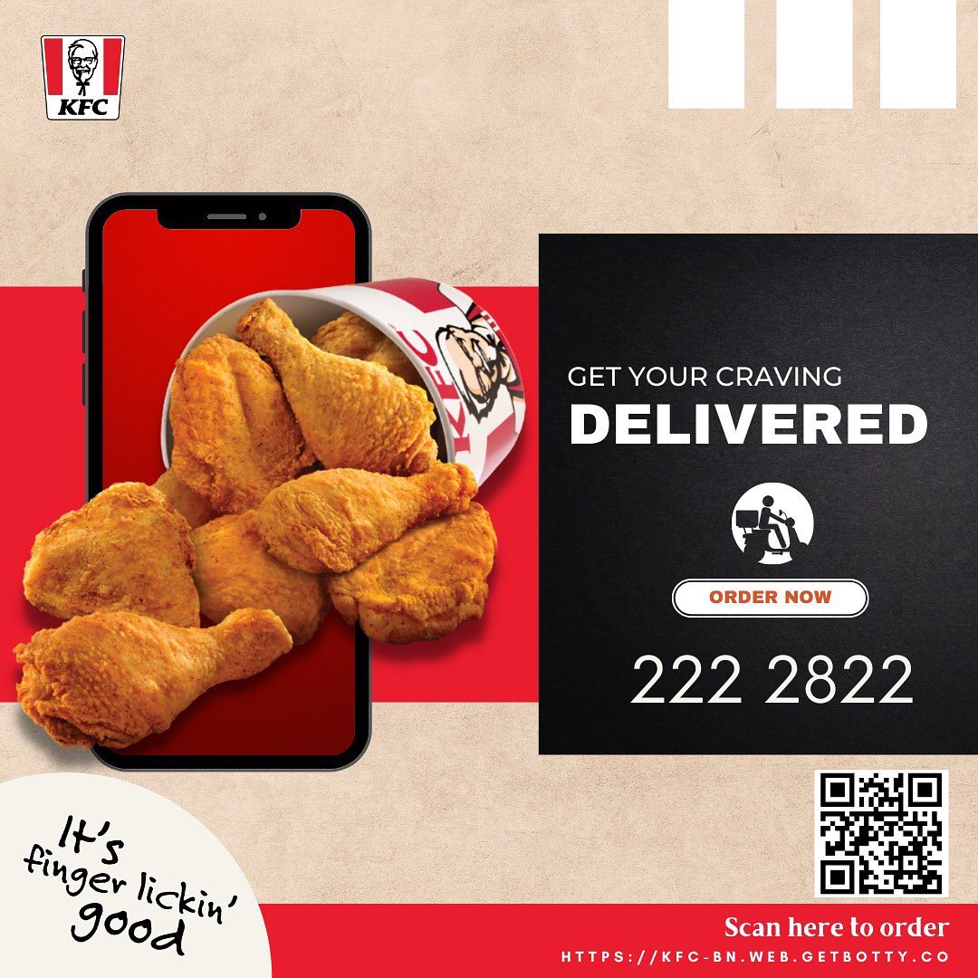 Borneo Bulletin - Get KFC delivered to your doorstep with just one ...