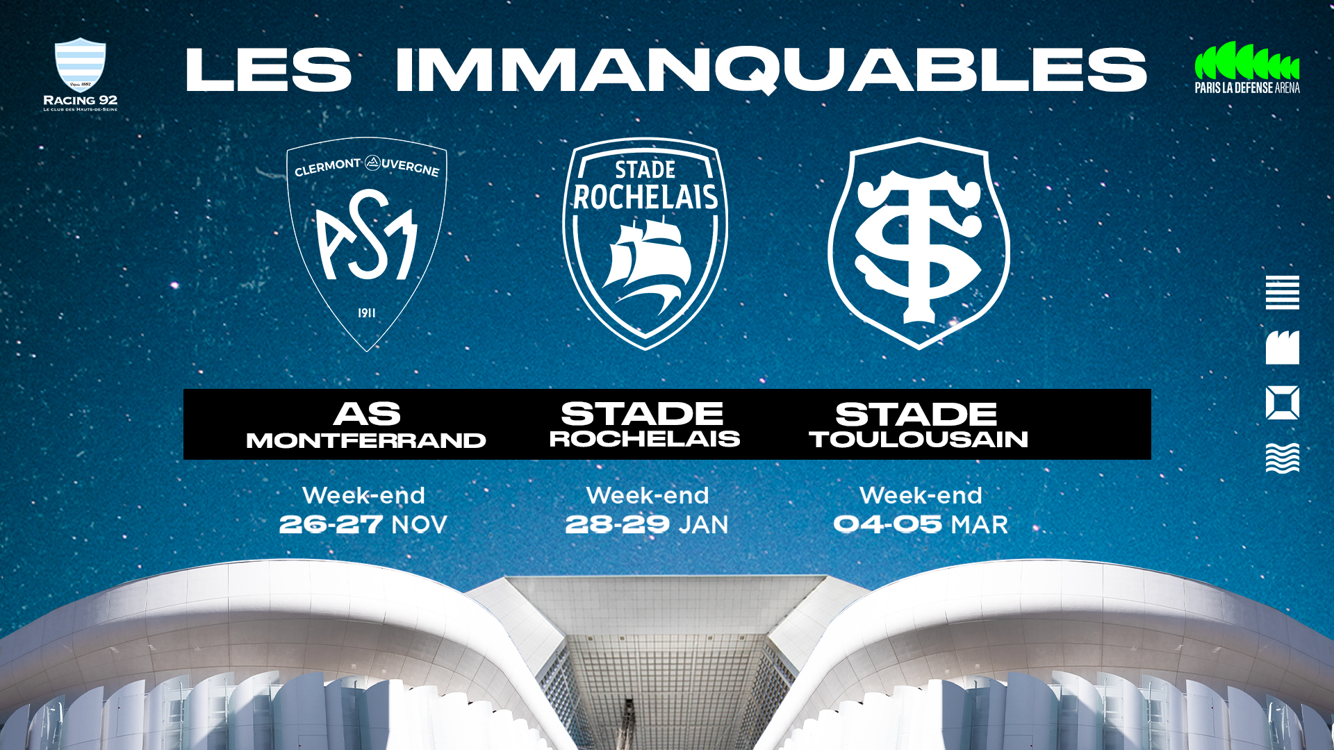 Paris - 🚨MISE EN VENTE🚨 Les immanquables c’est trois matchs face aux ...