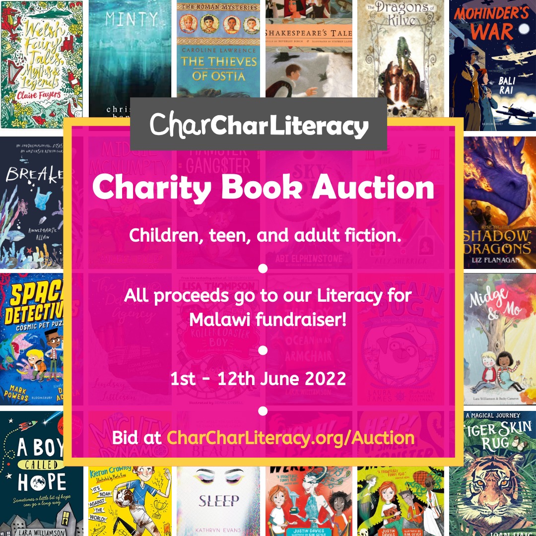 📚 Our Book Auction is live! Over 60... - CharChar Literacy | Facebook