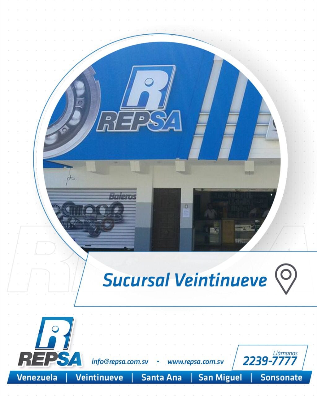 REPSA - Encuéntranos en: 📍REPSA Veintinueve 29 Calle Pte. No. 1309, San ...