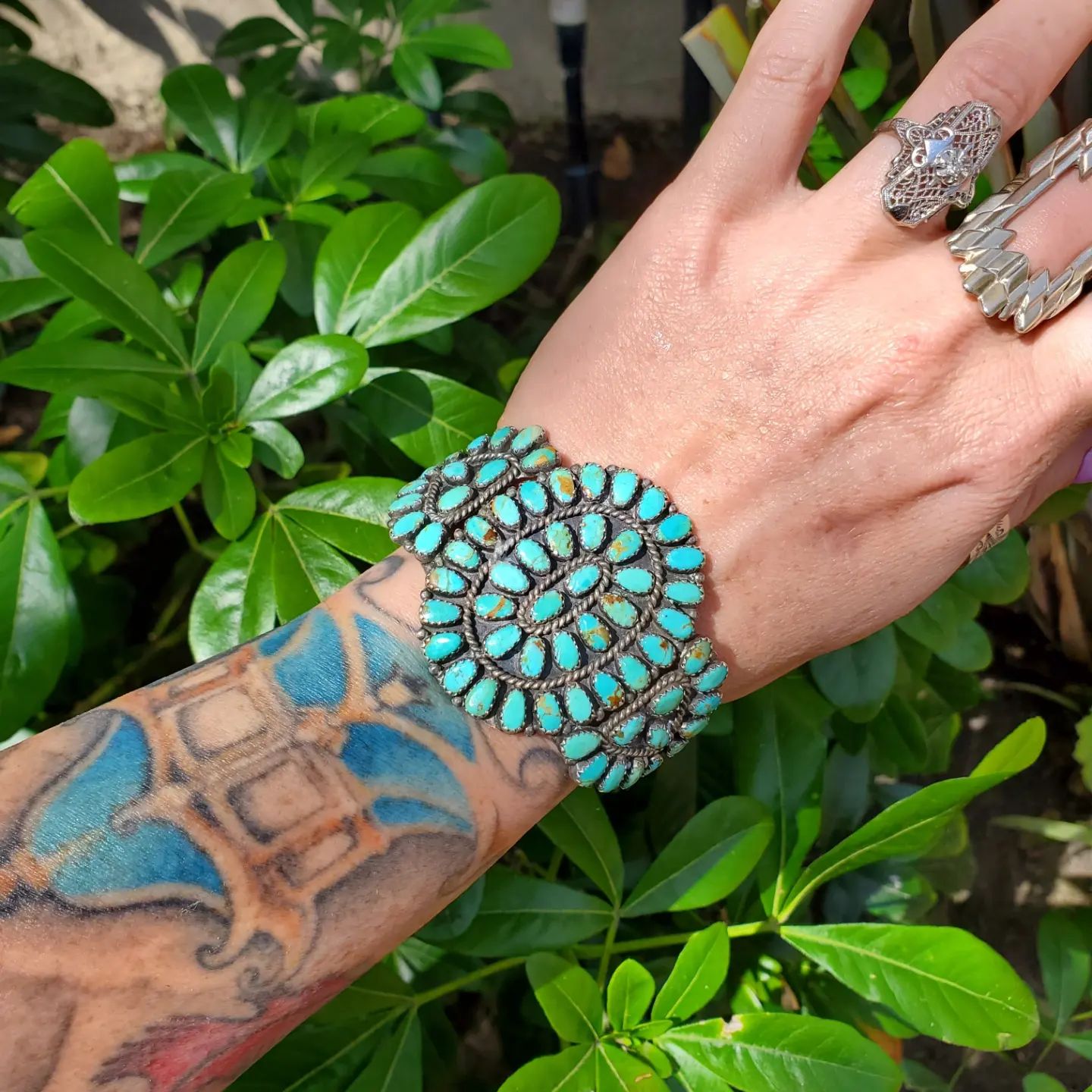 Ernest Roy Begay Navajo turquoise ring for sale
