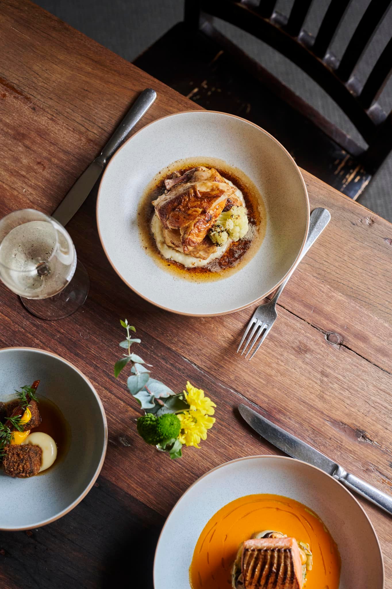Grazing - A Winter's menu featuring Roast Baby Chook,...