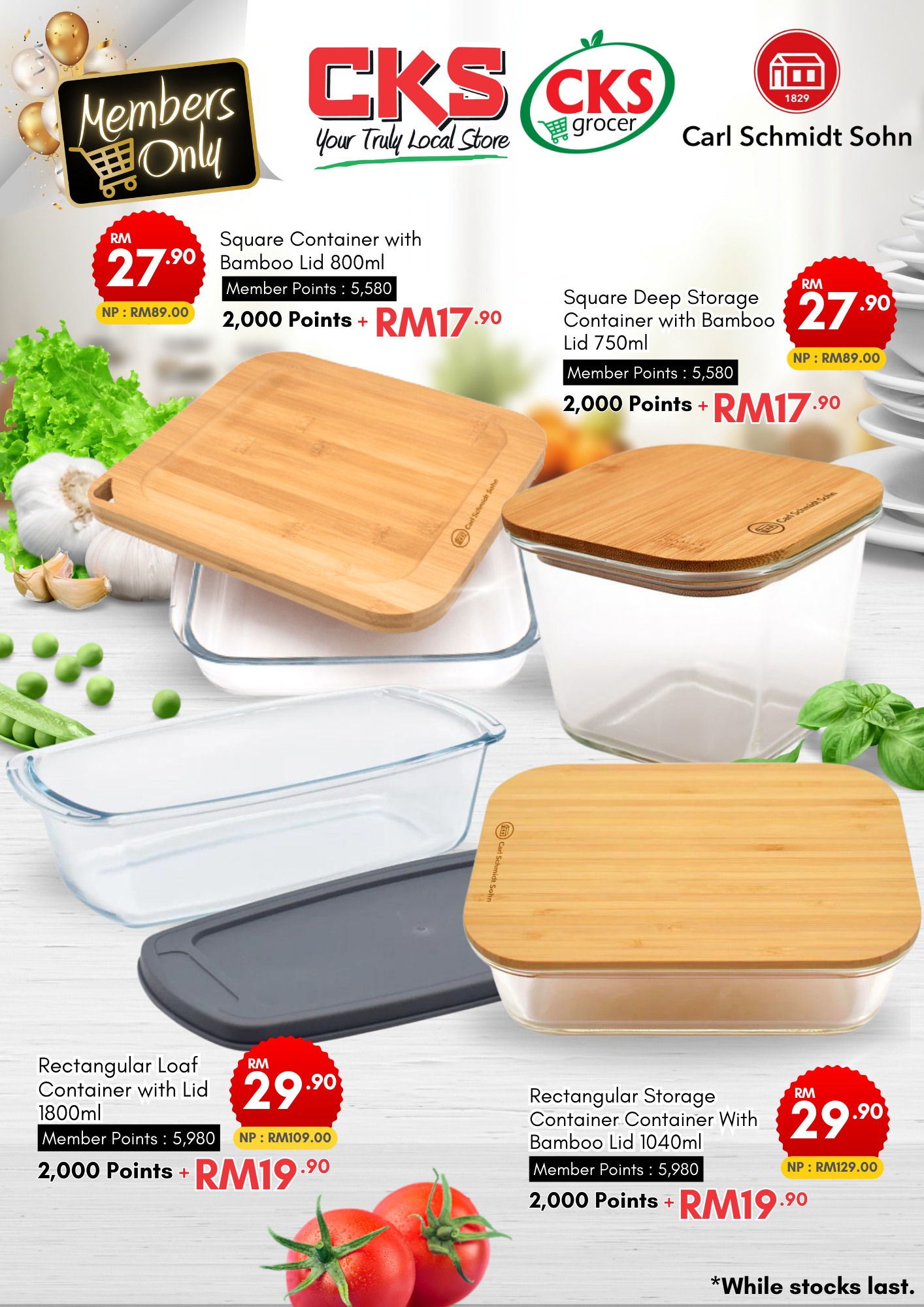 CKS Group - 🎉 Cook, store, and save in style with our Carl... | Facebook