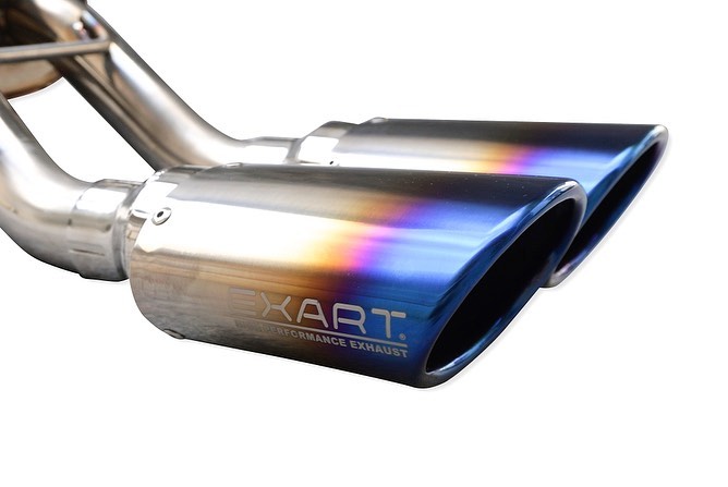 好評発売中の、日産オーラニスモ用EXART ONEマフラー テールエンドは