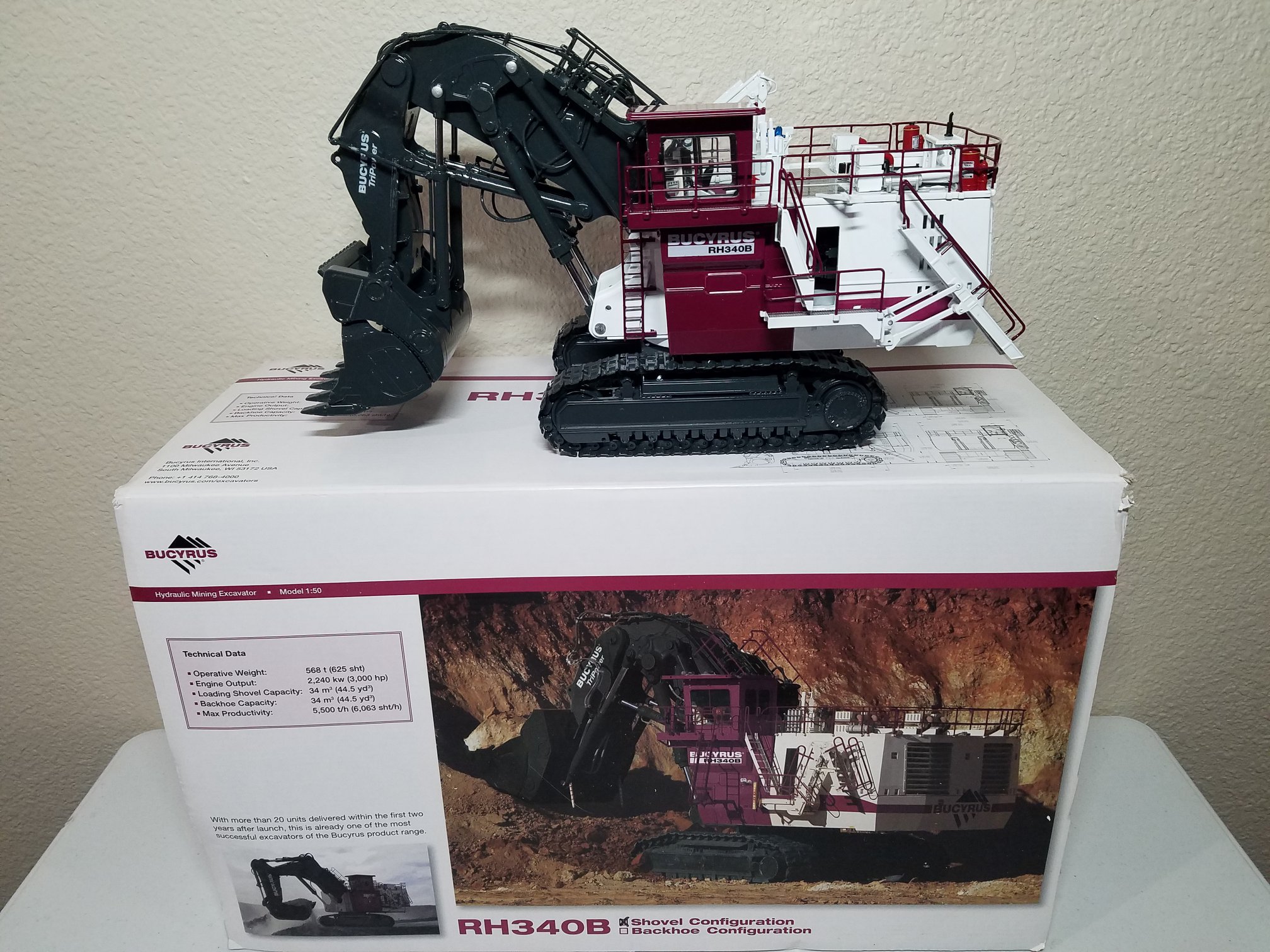 Bucyrus RH340B Face... - Construction Scale Models For Sale | Facebook