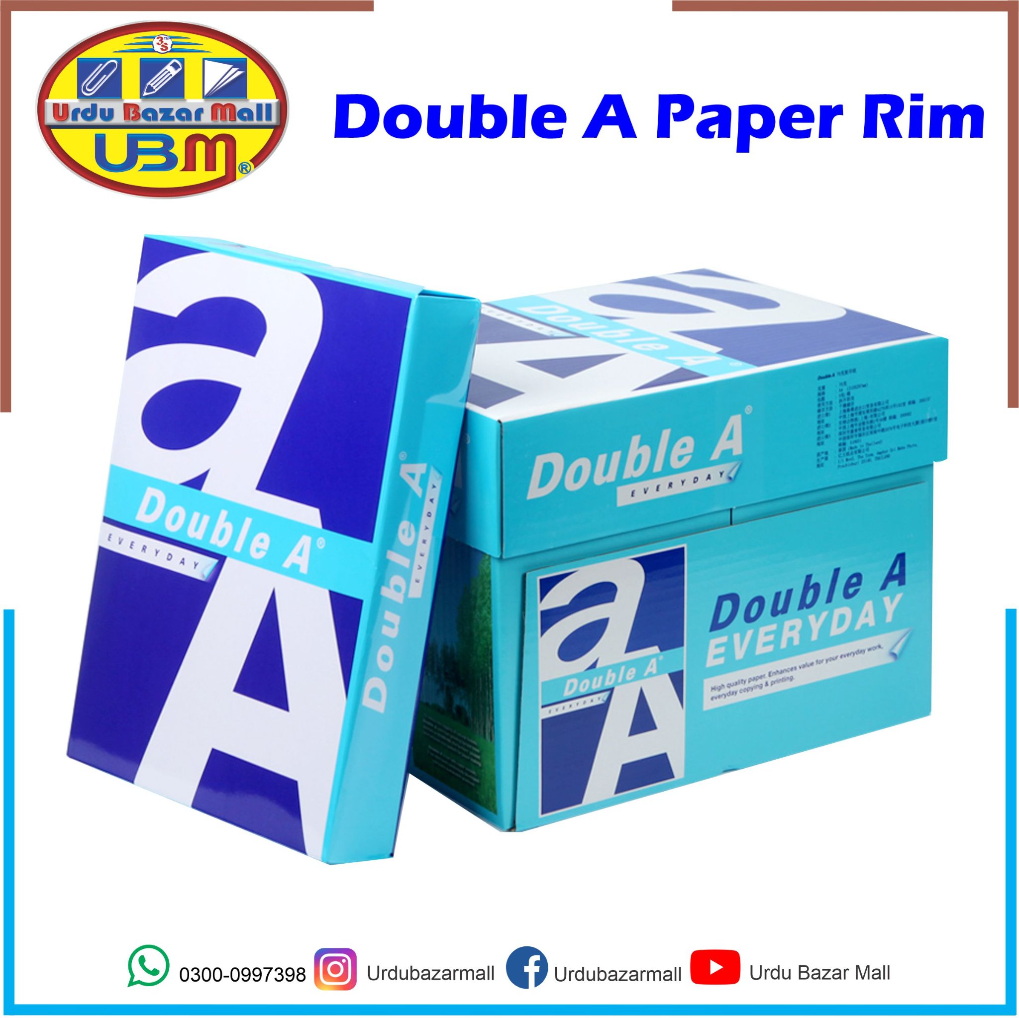 Urdu Bazar Mall - Paper Rim Aa A/4 80 Gm SKU: PP00426 Just... | Facebook