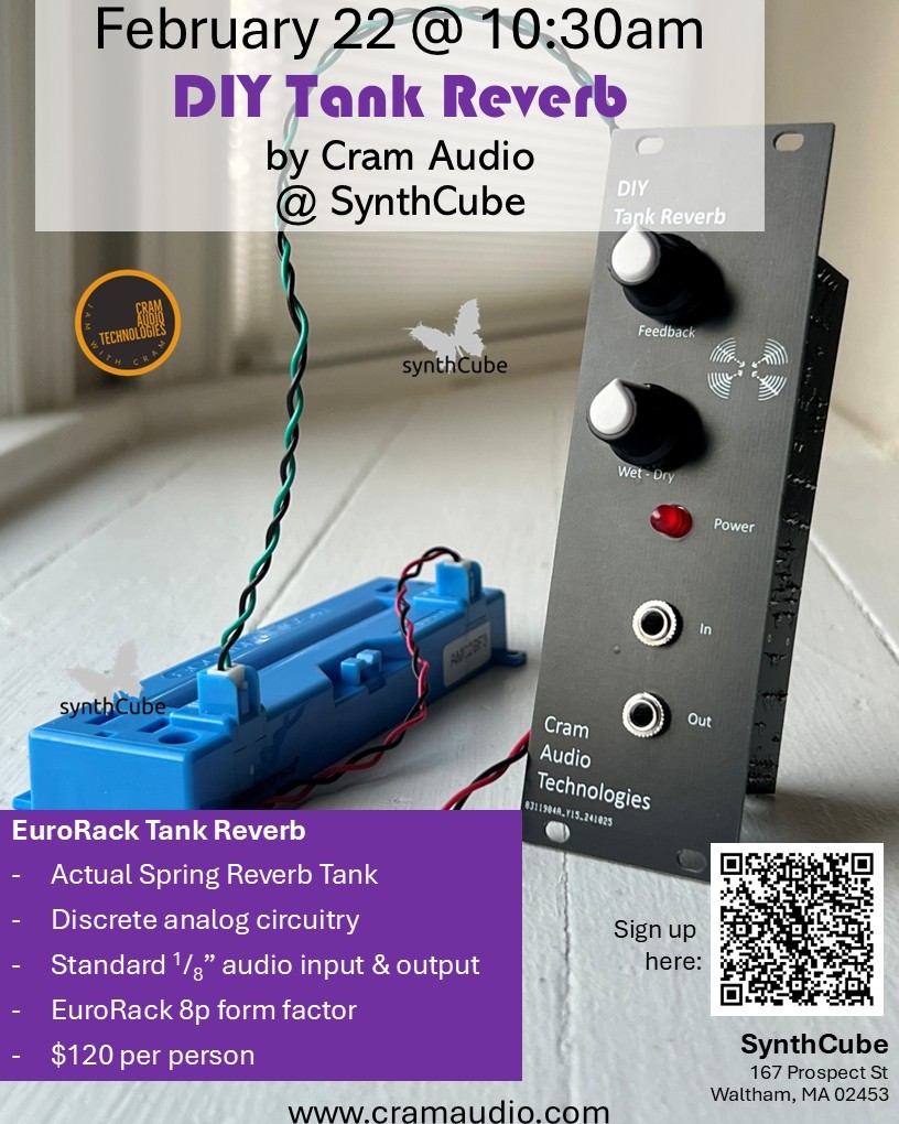 Build a genuine tank reverb... - Cram Audio Technologies | Facebook