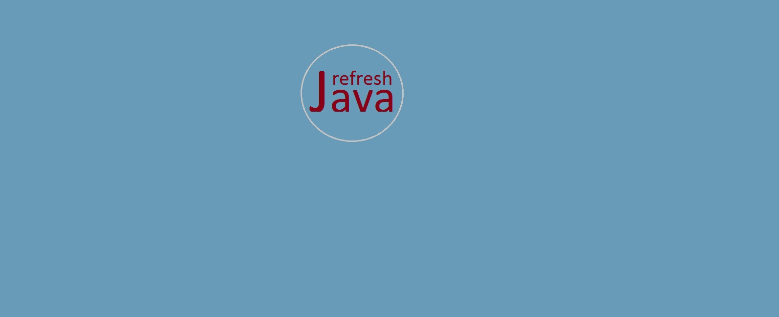 Refresh Java