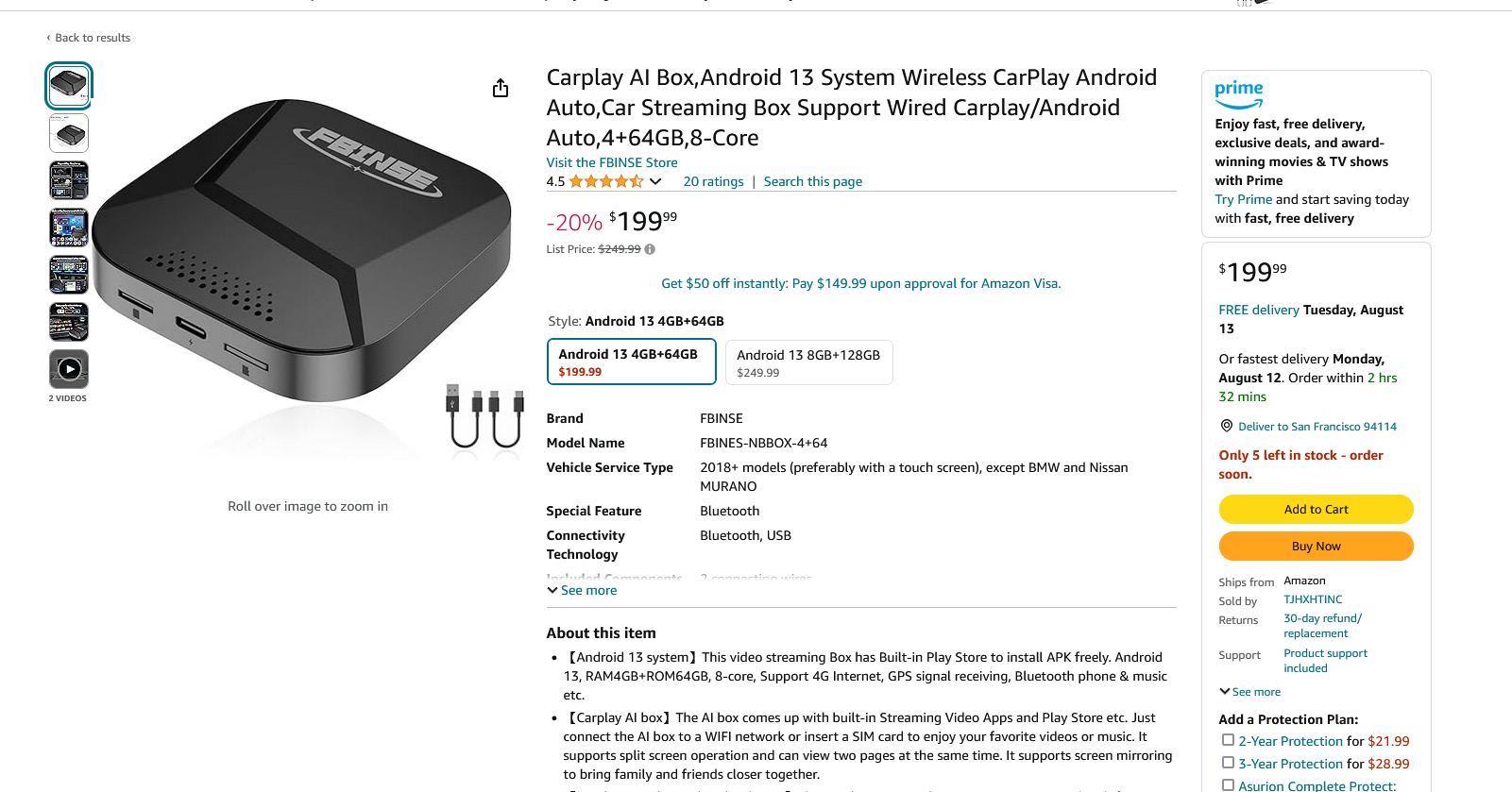 Review of Linkifun GT6 Pro Android 13 Smart AI Box with Wireless