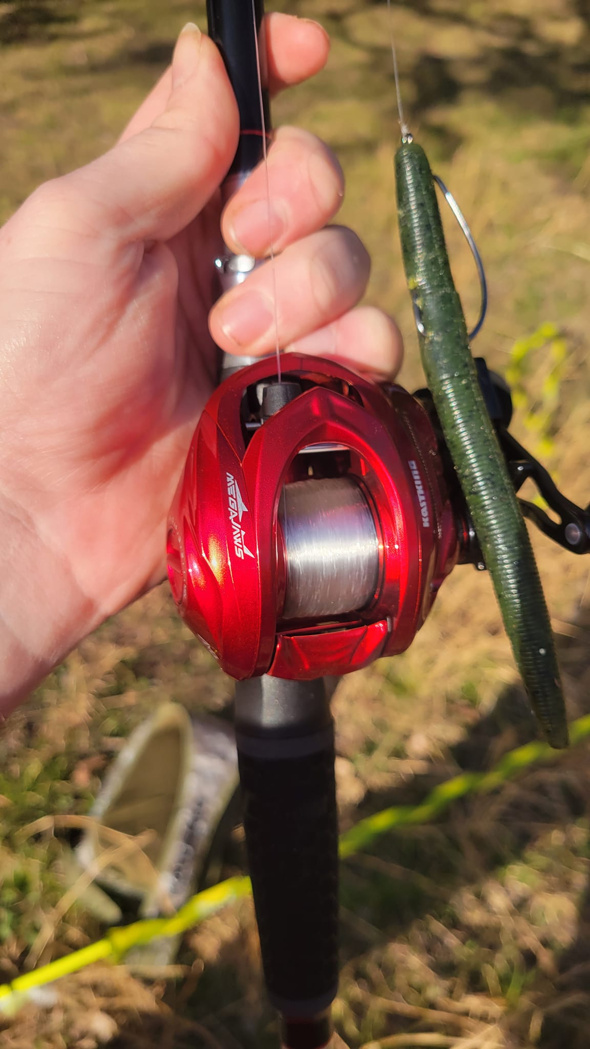 baitcasting reel texas rig NEW Kickin' Their Bass x Lew's Baitcast V2 – Kickin Their Bass Tv reverse anti Lew's American Hero Tier 1