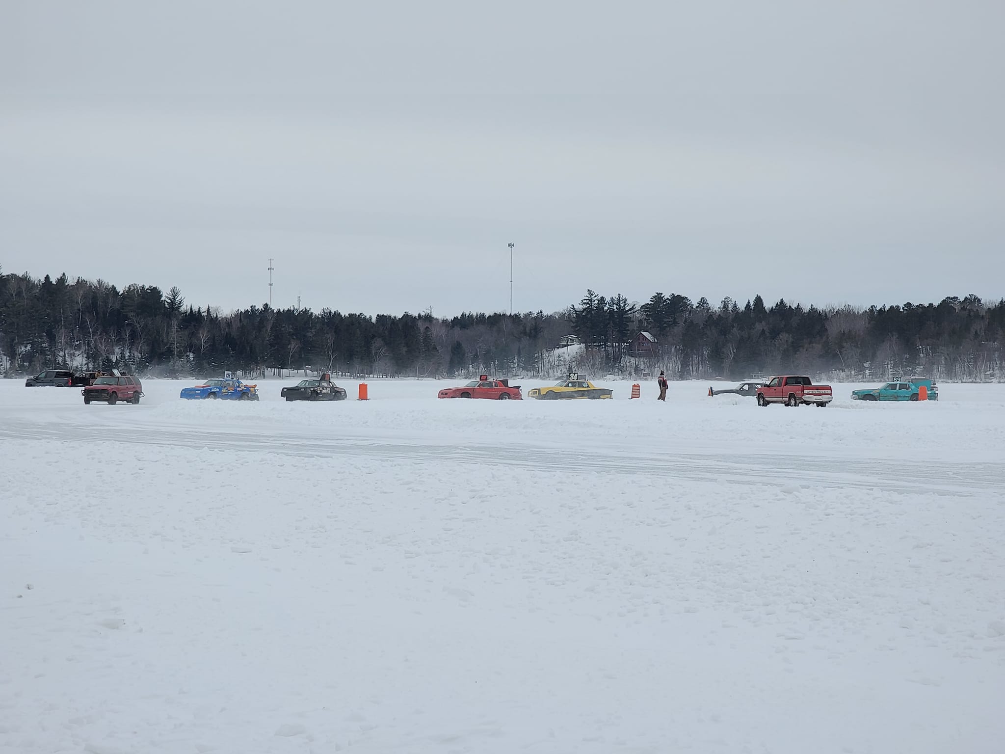 Here is a parade lap in honor of Butch... - Akeley Ice Racing | Facebook