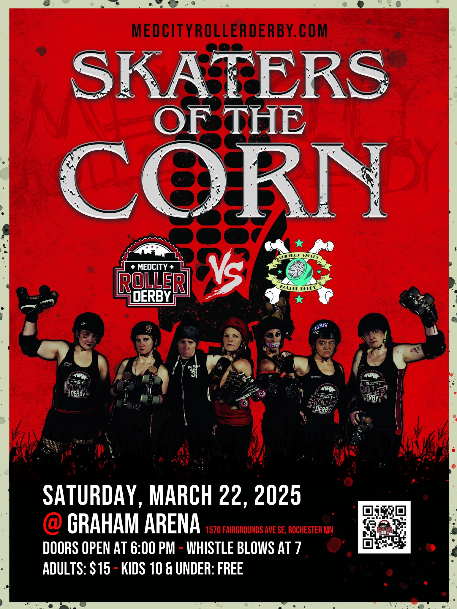MedCity Roller Derby vs. Chippewa Valley Roller Derby