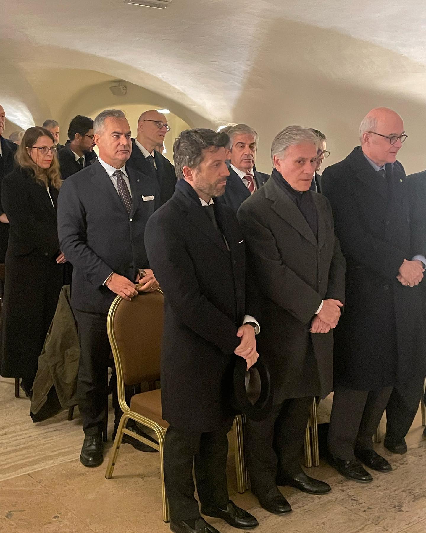 Ieri 12 gennaio 2023 nelle grotte vaticane, sotto la Basilica di San ...