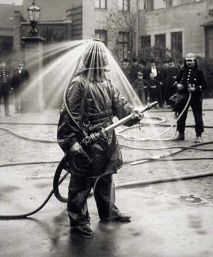 A fire fighter From Paris. 1880 around. So Charming !