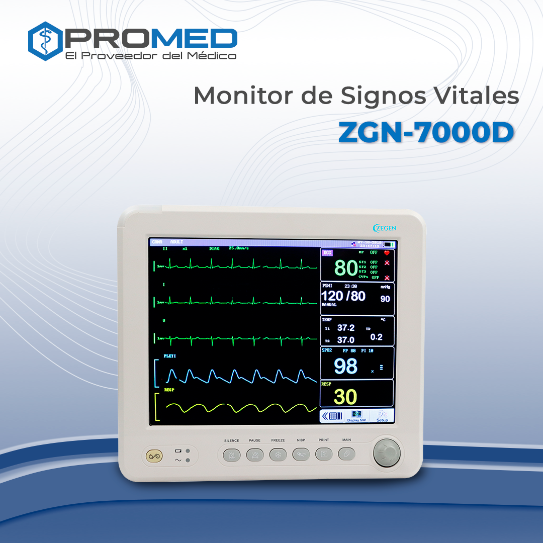 Promed - 💥Monitor de Signos Vitales ZGN-7000D💥 Tecnología...