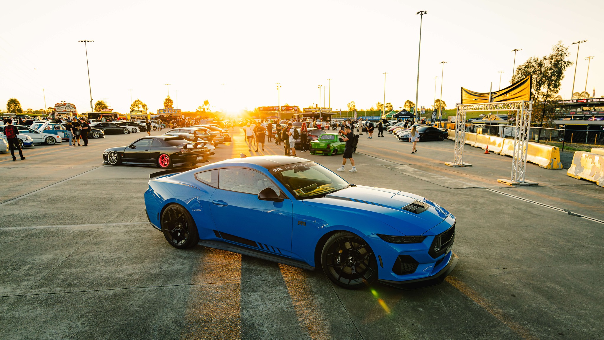 RTR - The Grabber Blue Metallic Mustang RTR Spec 2 was a hit at the ...