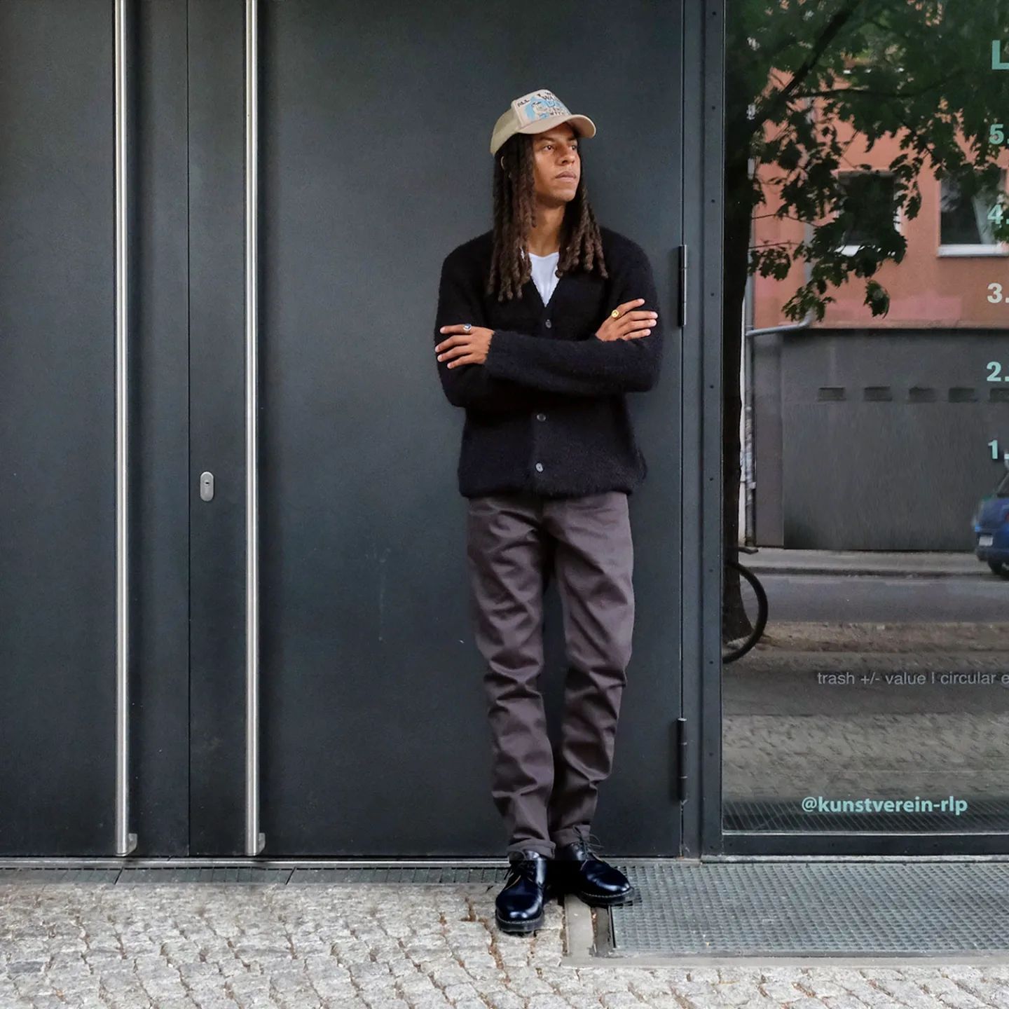 Slim fit Visvim Social Sculpture 10 CMYK BLK in a 14oz original 