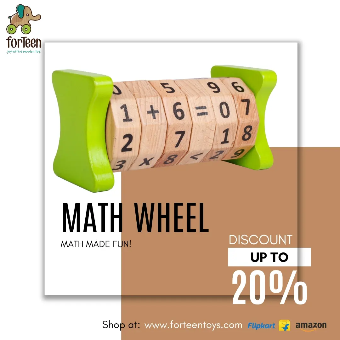 ForteenToys - Unlock the magic of numbers with our Math Wheel! 🎯 ...