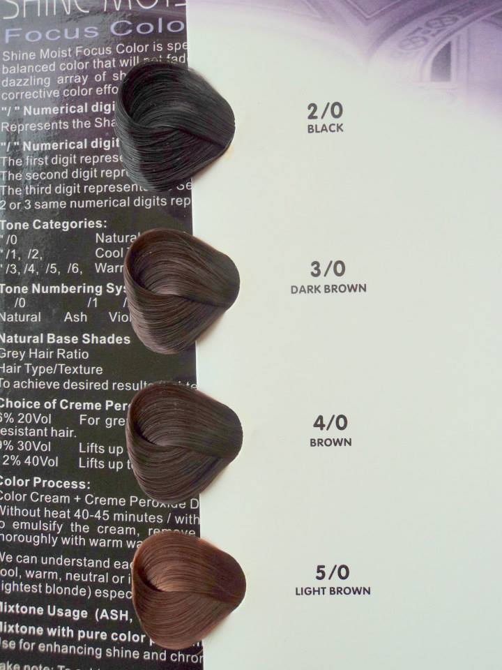 Shine Moist Henna Wax Color Chart Henna Colour Chart | ZENZ Organic