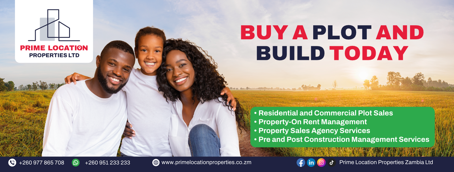 Photo inspiration: Visual Reference: Prime Location Properties Zambia Ltd