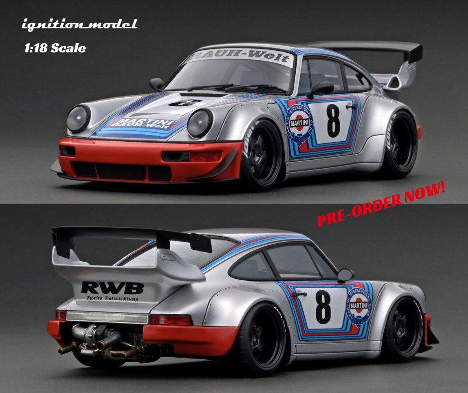 Nakai-san's RWB 930 STELLA ARTOIS in 1/18 scale is now available