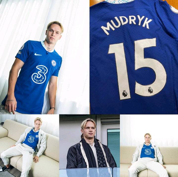 Chelsea newest signing Mykhaylo Mudryk will wear the number 15