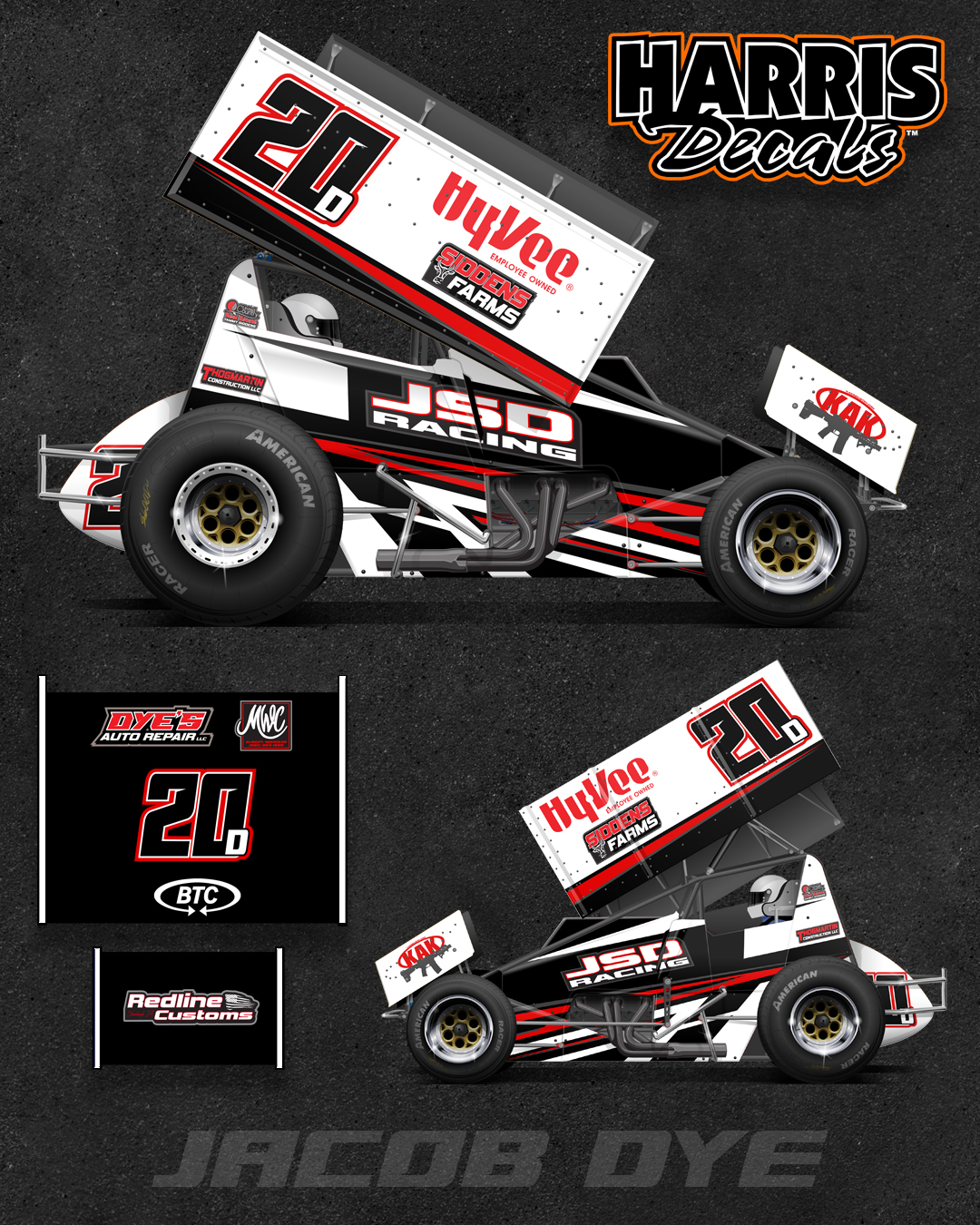 Harris Decals - More of the 2022 race car designs coming...