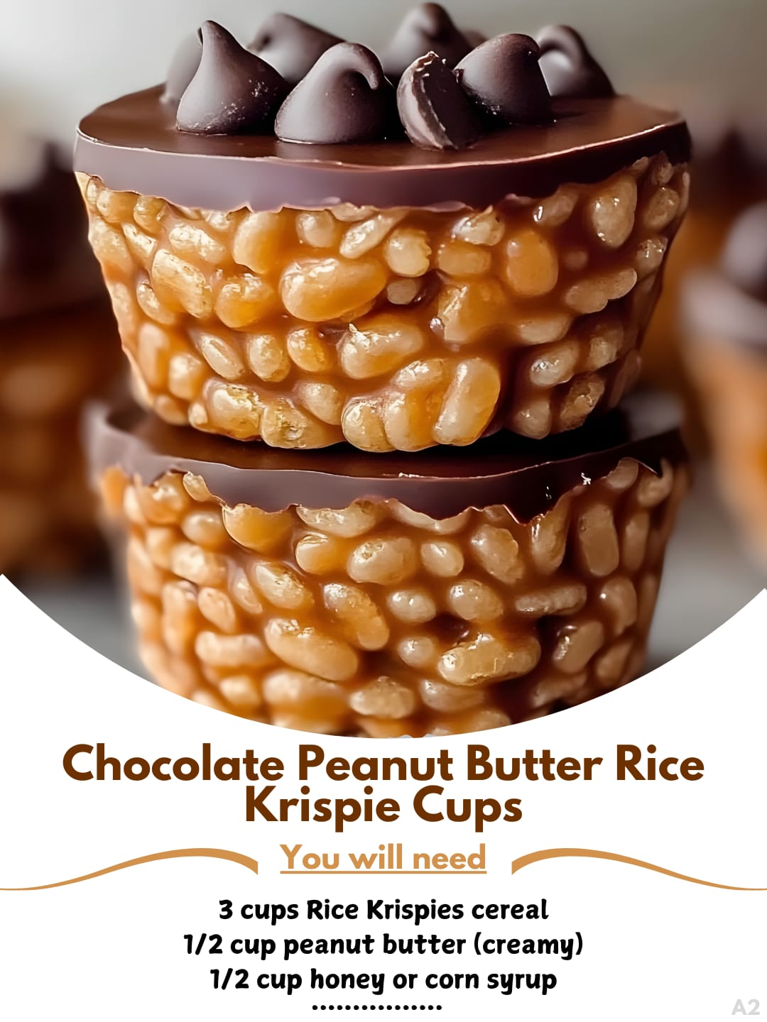 Family - Chocolate Peanut Butter Rice Krispie Cups Ingredients: 3 cups ...