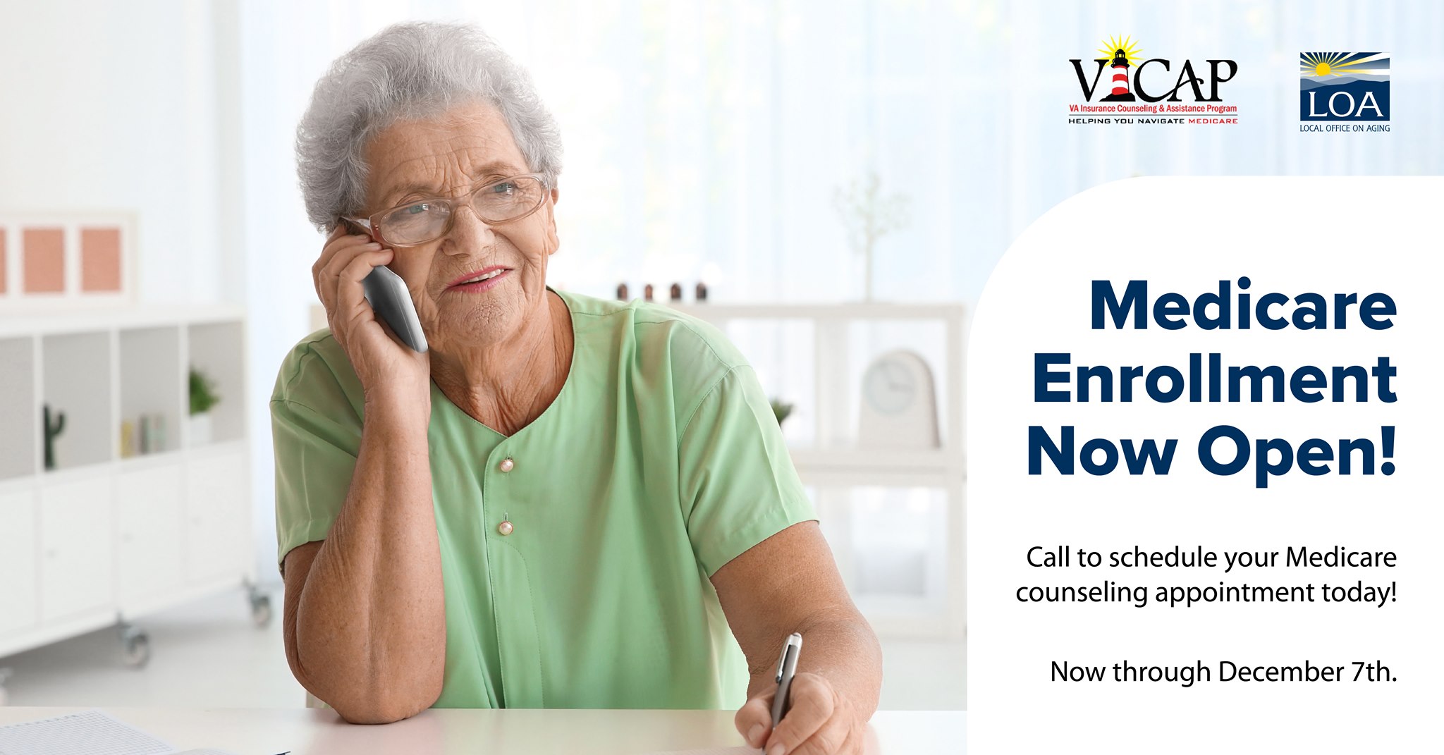 Local Office on Aging - #Medicare Open Enrollment begins today and goes ...