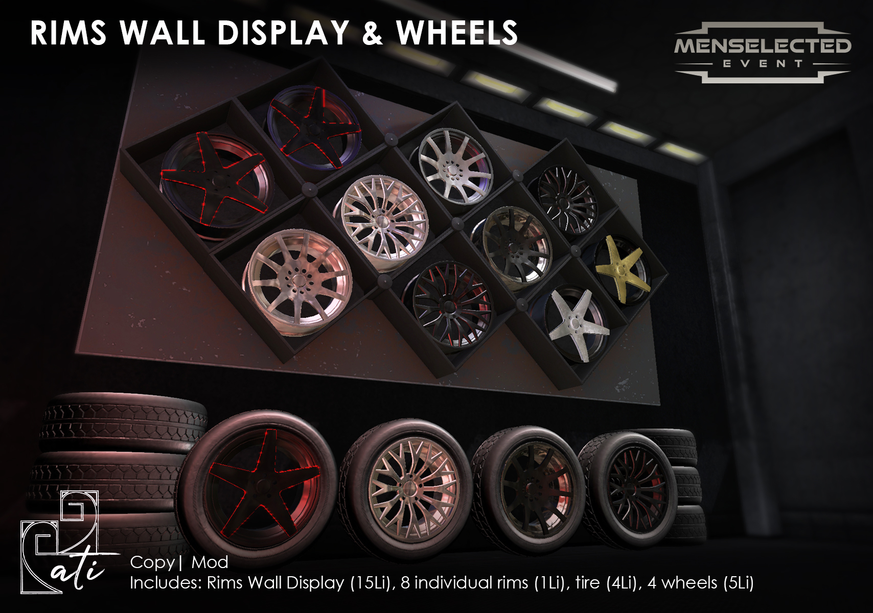 Ati-SL - 🎲New!!: ati Rims Wall Display & Wheels decor.... | Facebook
