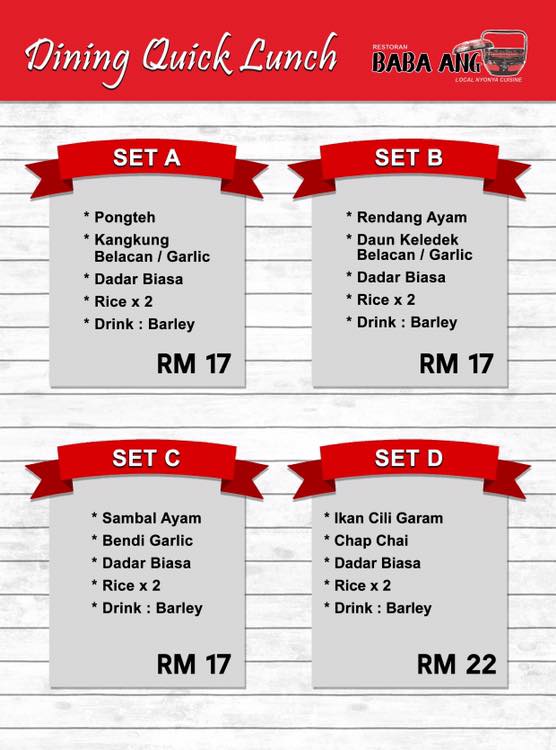 Restoran Baba Ang | Malacca City
