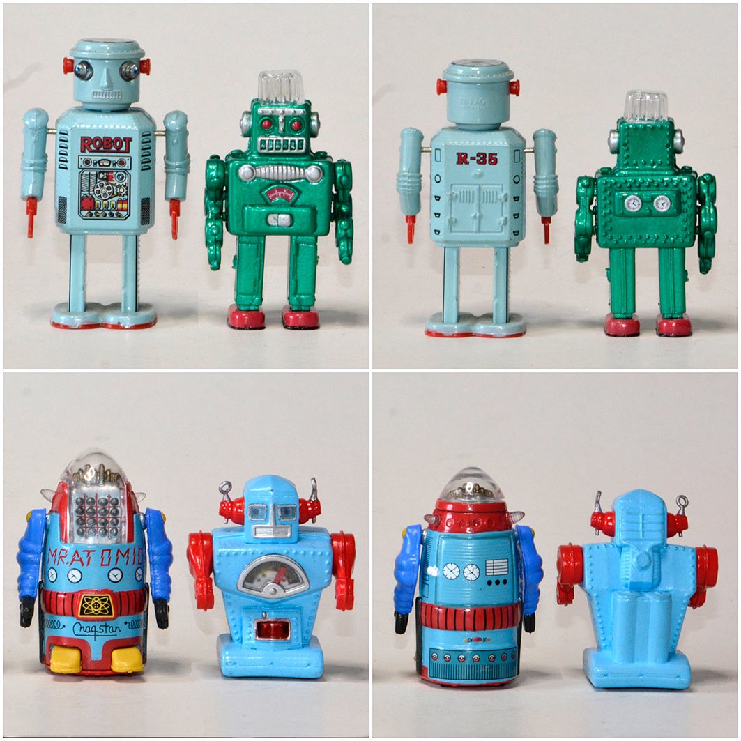 Vintage robots and space toys at Kitahara Collection