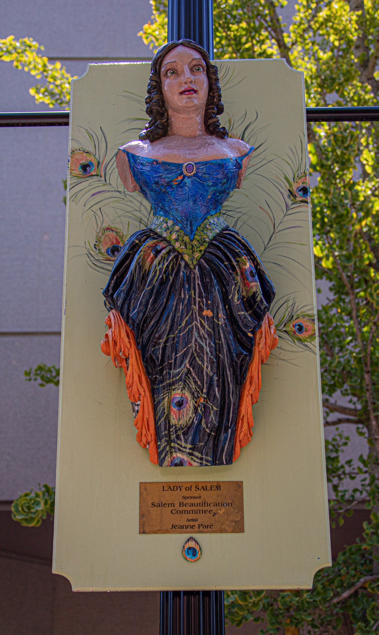 lady in the blue dress salem Meet one of Salem's painted ladies. ⛵️ They're nautical figureheads, part of of Maritime Arts Exhibition, created by local artists to honor Salem's maritime history. Traditionally, figureheads were carved KUBLK_112725